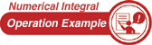 Numerical Integral Operation Example