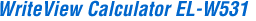 WriteView Calculator EL-W531