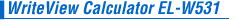 WriteView Calculator EL-W531