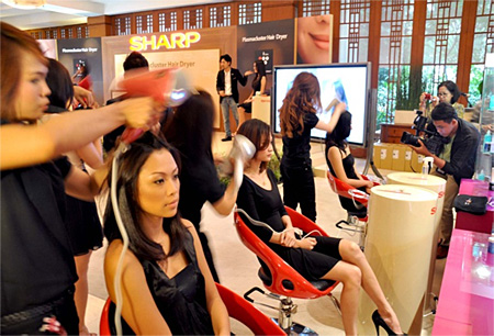 A scene from the experiencing event
