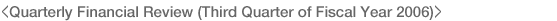 <Consolidated Financial Results for the Year Ended March 31, 2007>