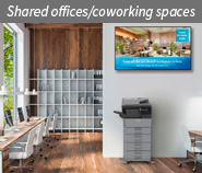Shared offices/coworking spaces